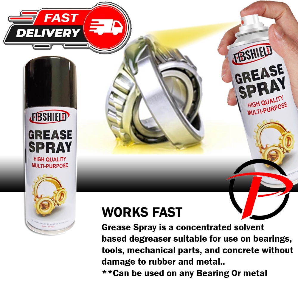 Spray Grease Lubricant High Quality Minyak Gris Bearing Motosikal