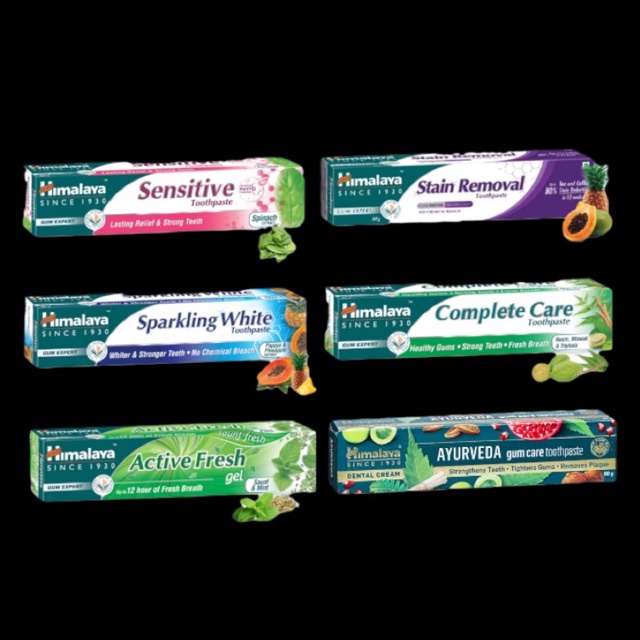 HIMALAYA Herbals Toothpaste 80g/150g Care,Sparkling White,Dental Cream,Sensitive