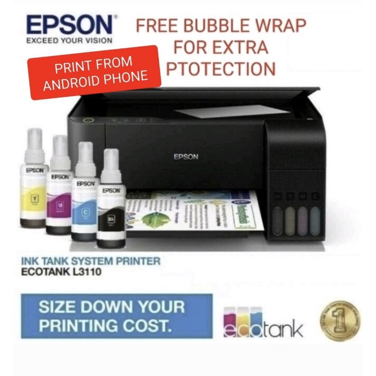EPSON L3210/L3150 ORIGINAL REFILL INK TANK PRINTER Shopee Malaysia