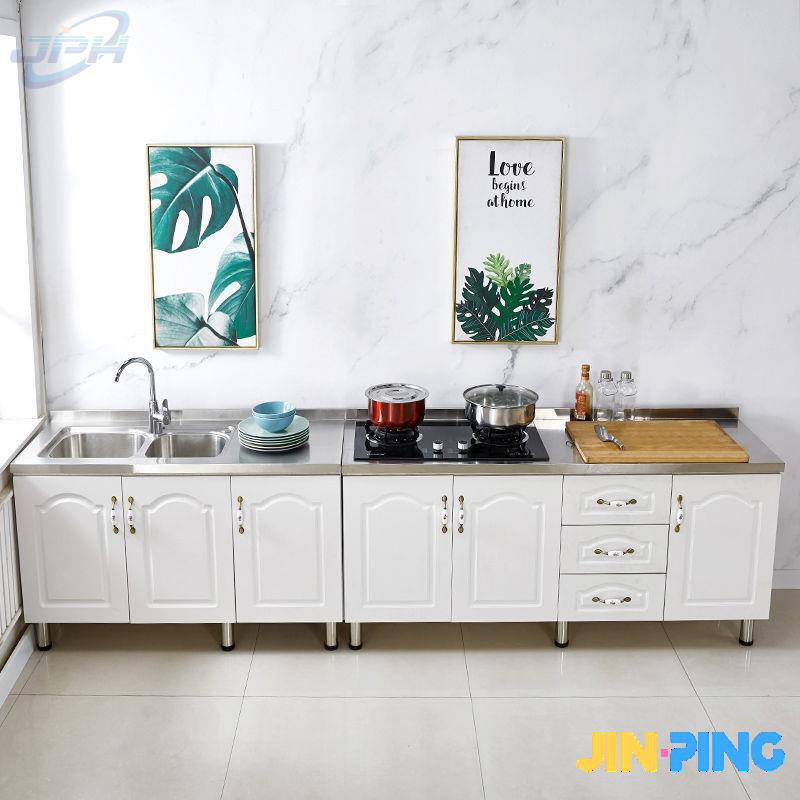 Simple rental house home stove assembly economical kitchen