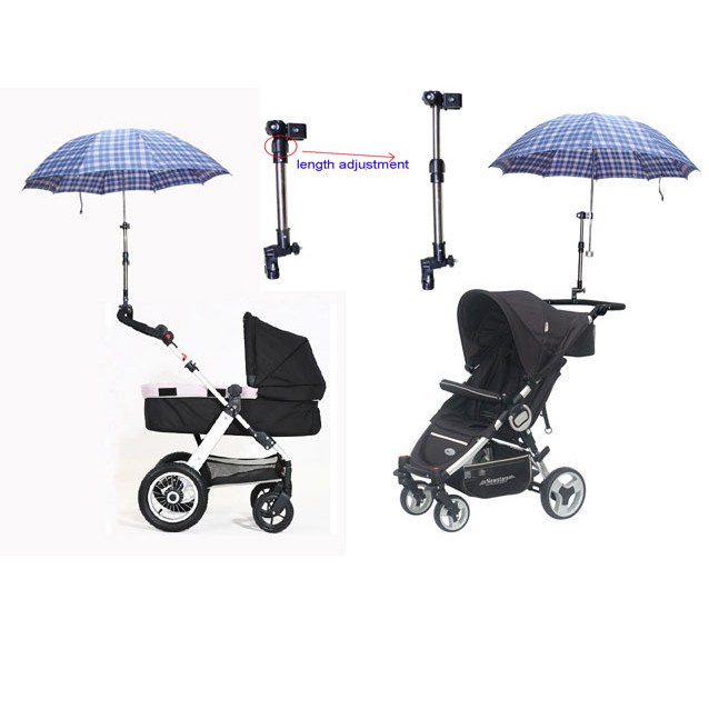 Stroller Umbrella Holder Adjustable Plastic Baby Stroller Tempat