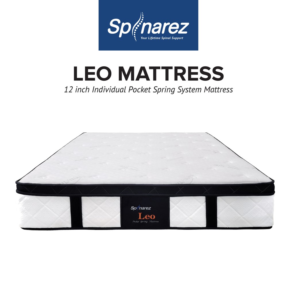 SpinaRez Leo Tilam Mattress Individual Pocket Spring + Euro Top Padding