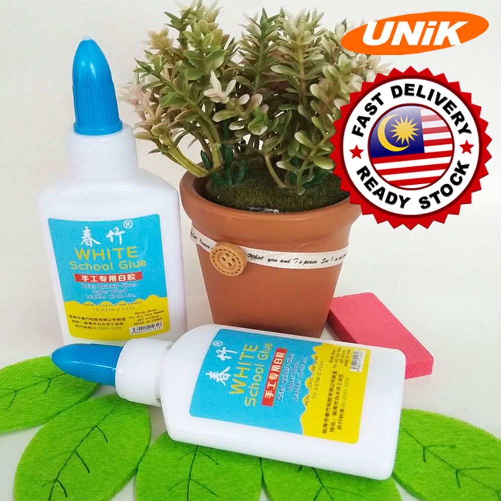 [UNIK] 2 x 40ml Nontoxic White Craft Glue for Art & Craft, Paper, Wood