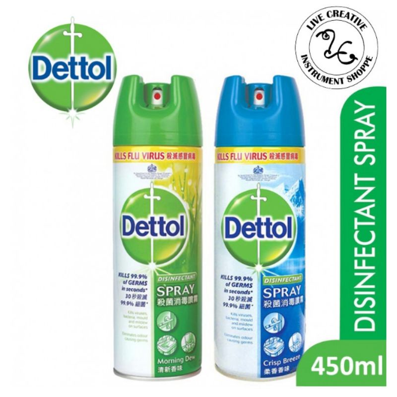 DETTOL All in One Disinfectant Spray Antibacterial 450ml Shopee