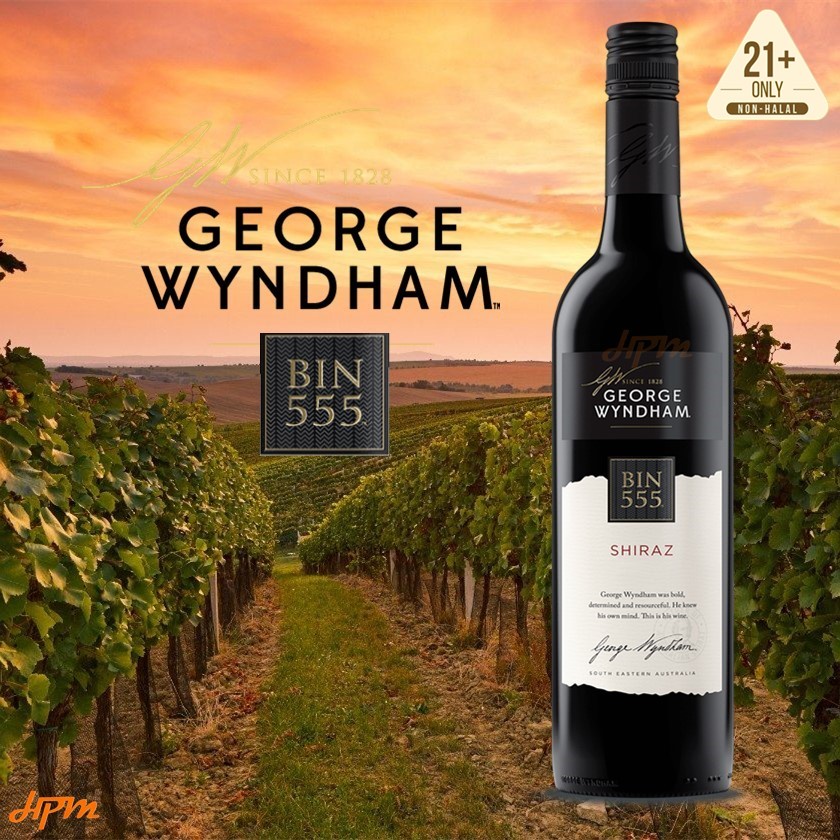 Wyndham BIN 555 Shiraz 750ml Shopee Malaysia