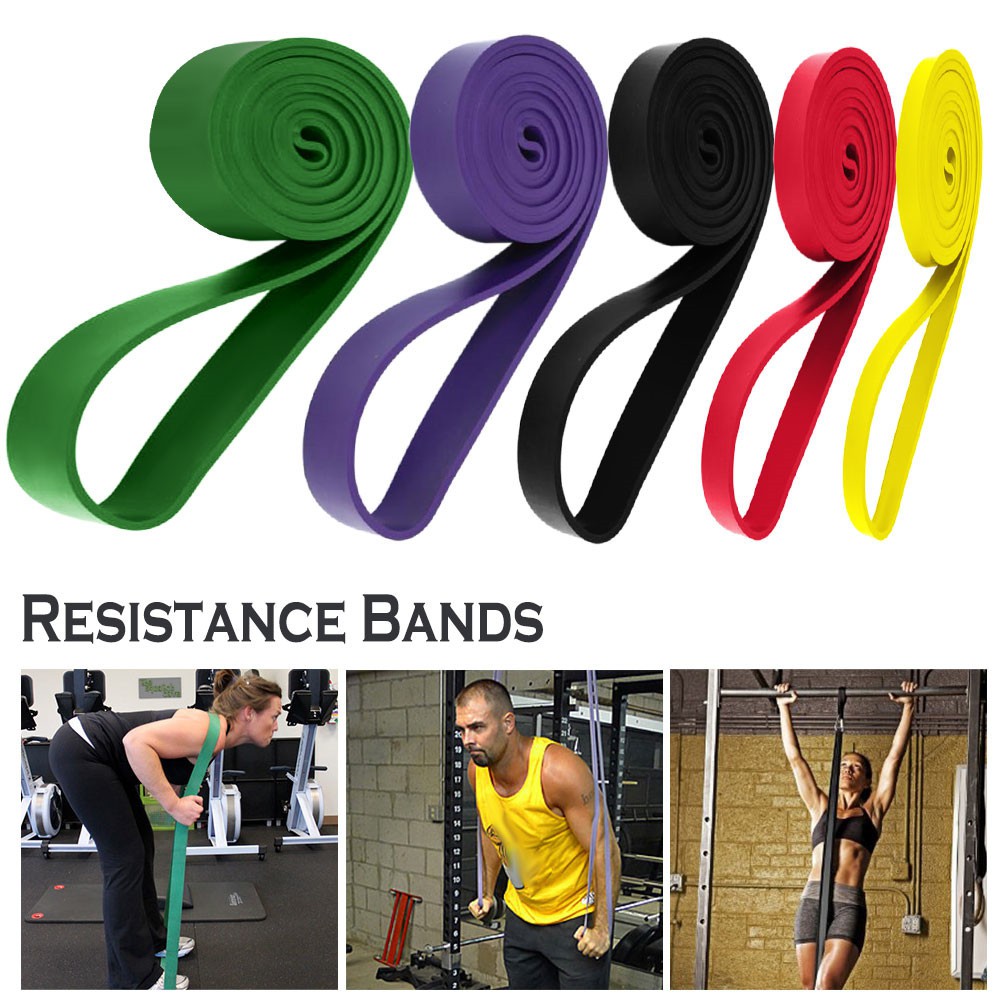 Fitness Rubber Resistance Bands Multi Specification Yoga Elastic Bands