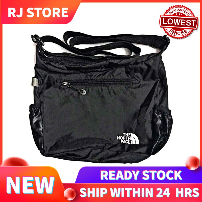 【READY STOCK】The North Face Sling Bag Soft Nylon Men Women Shoulder