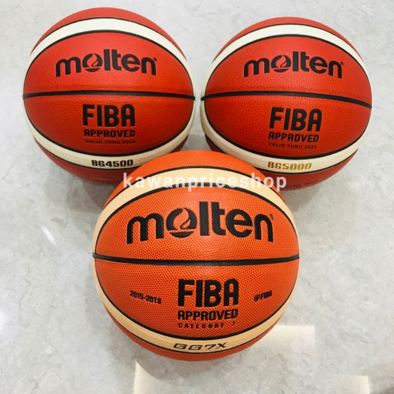 (Ready Stock)Molten Basketball GG7X BG4500 BG5000 Size 7 Bola keranjang