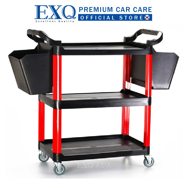 EXQ Multi Purpose Cart Auto Detailing 3Level Professional Detailing