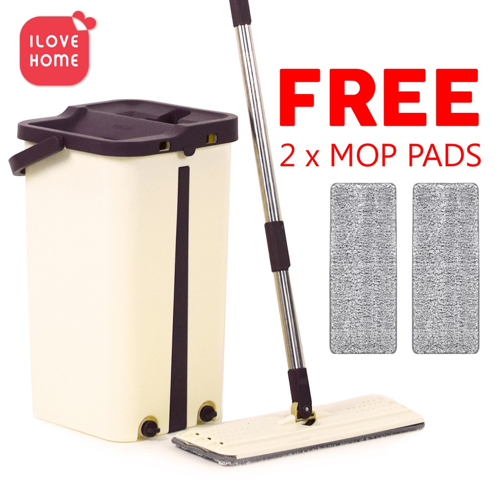 Square Scratch Mop & Bucket Set Easy Magic Spin Mop Shopee Malaysia