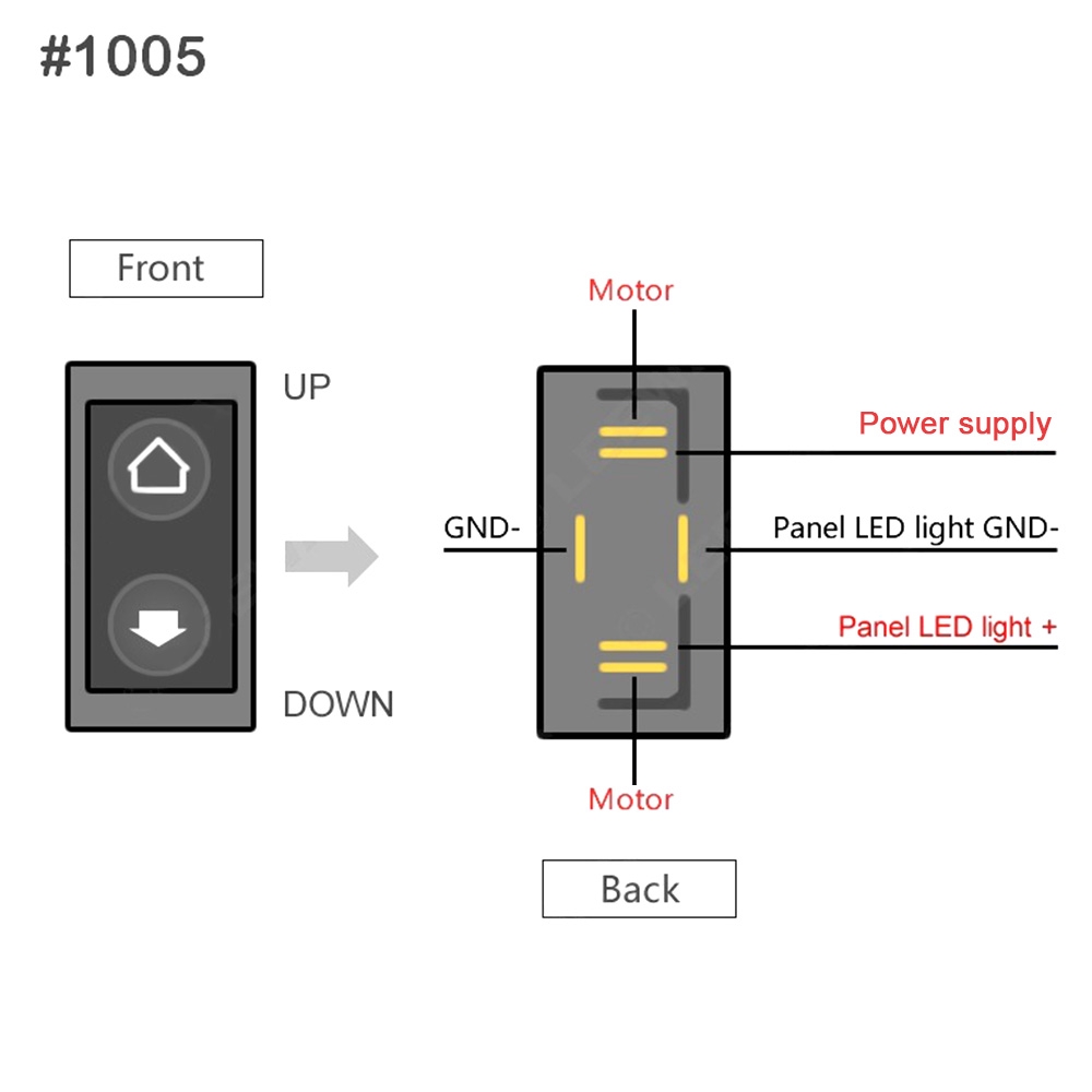 Universal Power Window Switch Wiring Diagram - Wiring Diagram