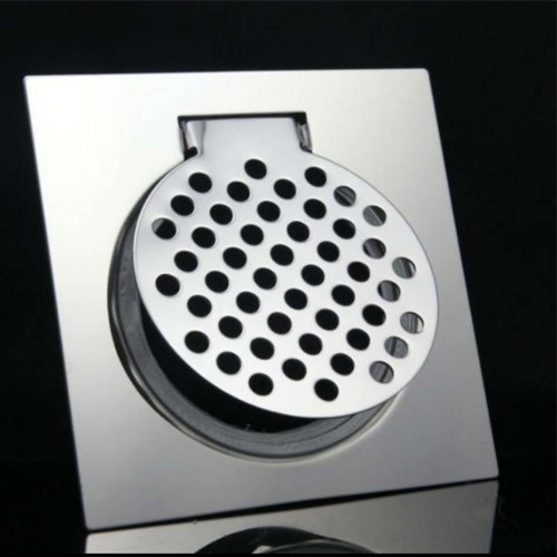 STAINLESS STEEL FLOOR GRATING WITH FRAME/COVER 6" x 6" SOSAI Drain Pipe
