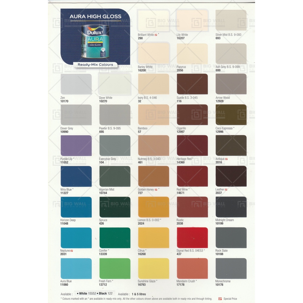 Paint Color Chart, Dulux Colour Chart, Spray Paint Colors, 51 OFF