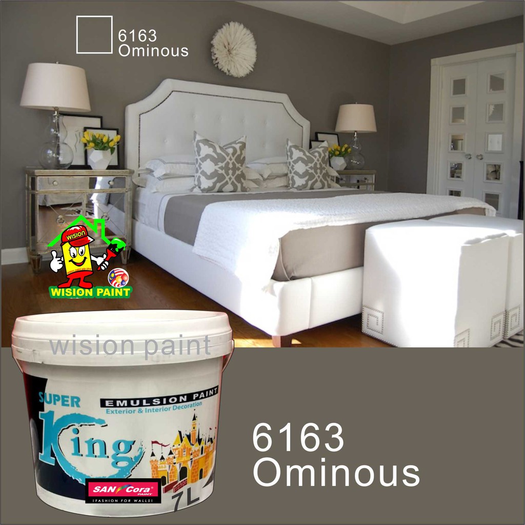 6163 ominous ( 7 LITER ) SANCORA / SUPER KING EMULSION PAINT