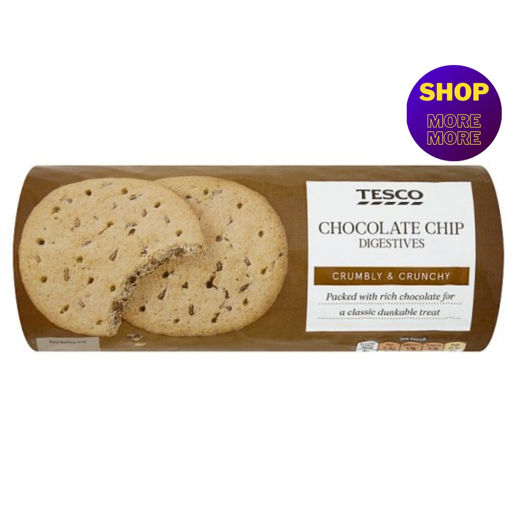 TESCO UK BISCUITS Lotus Biscoff Milk Chocolate Digestives/Chocolate