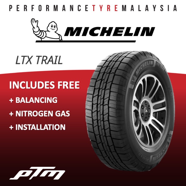 (NEW LAUNCHED) Michelin LTX TRAIL 4x4 15 16 17 18 INCH TIRE TAYAR TYRE