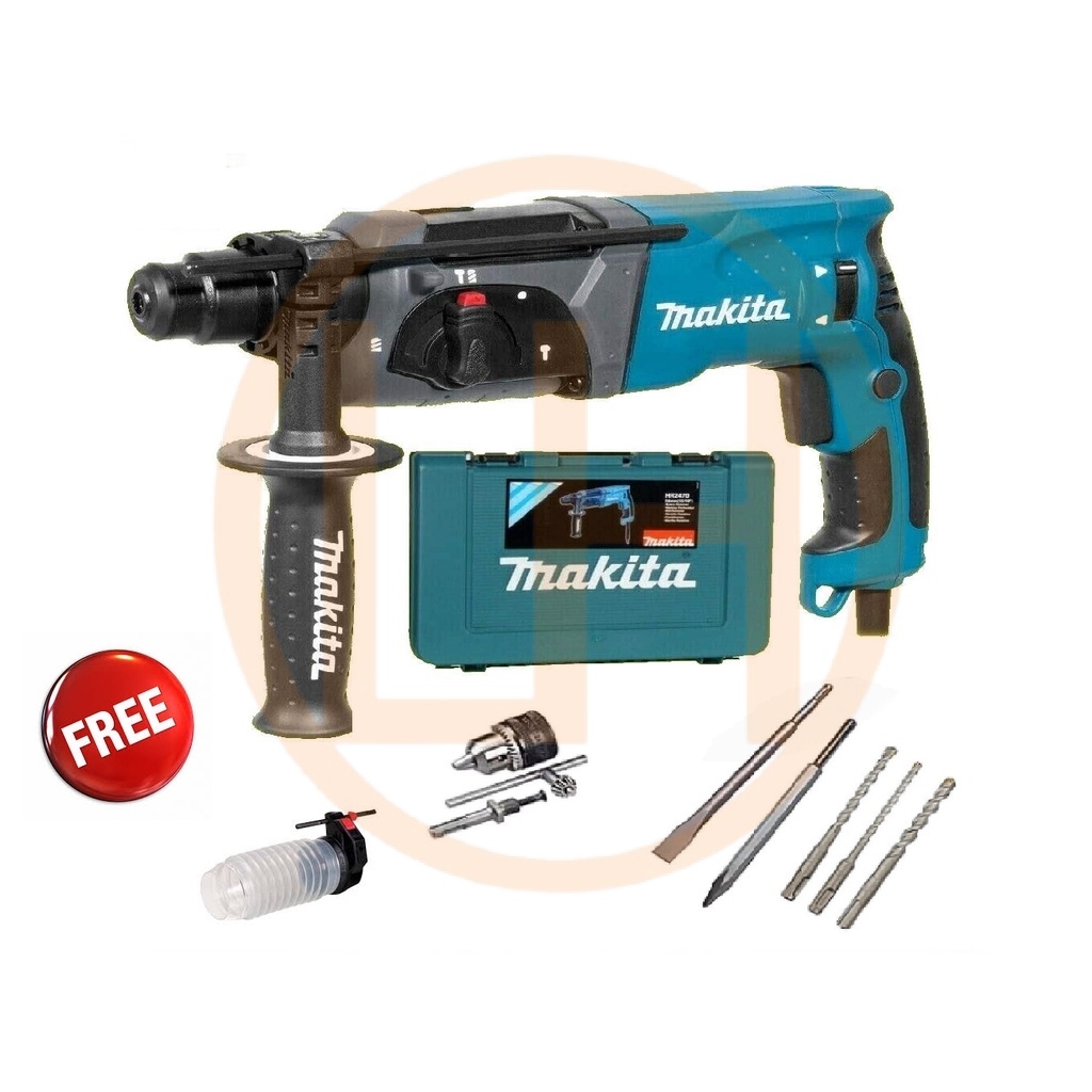 Makita HR2470X5 / HR2470 780W 24mm Combination Rotary Hammer HR2470X5 Shopee Malaysia