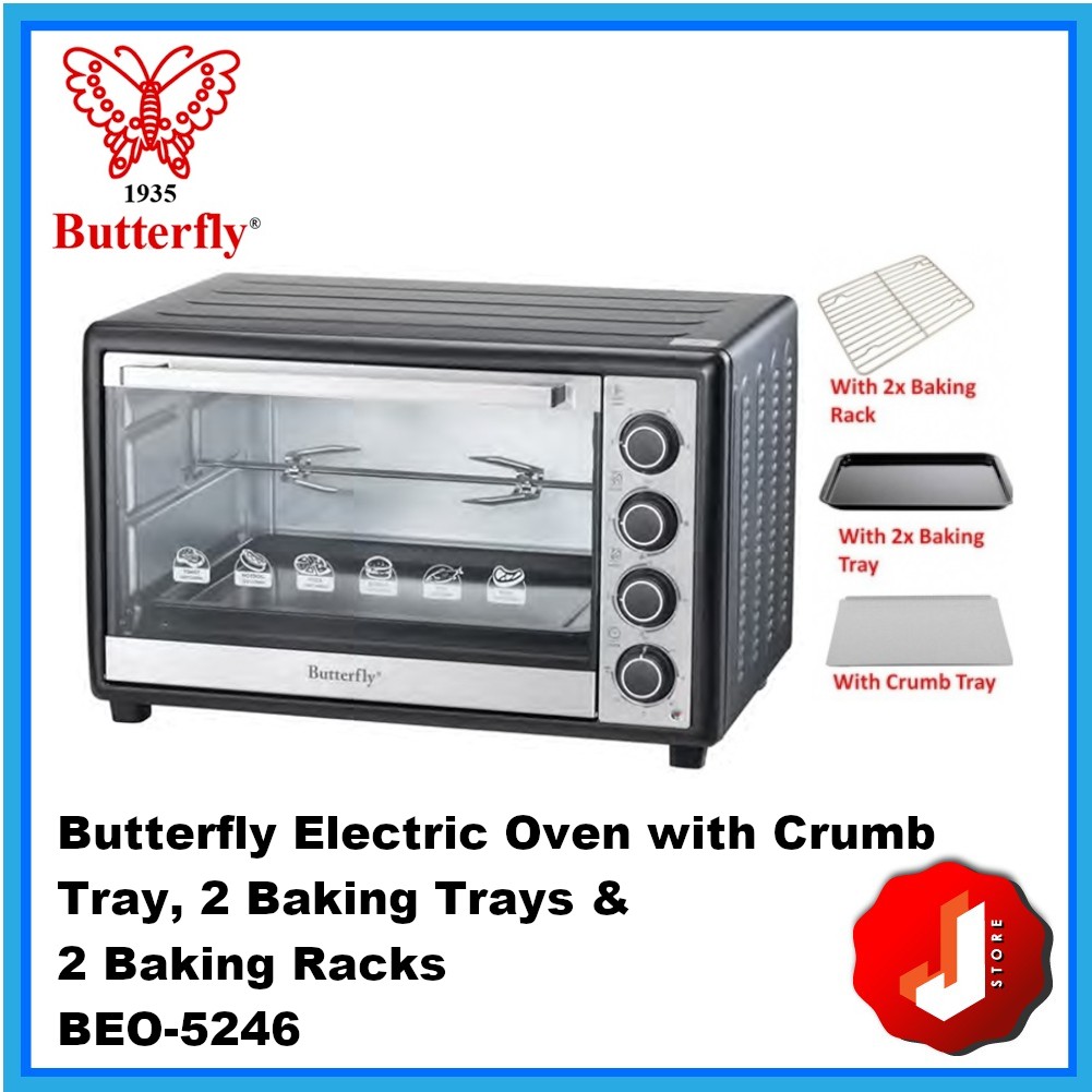 Butterfly Electric Oven 46L 1800 Watts BEO5246 Shopee Malaysia