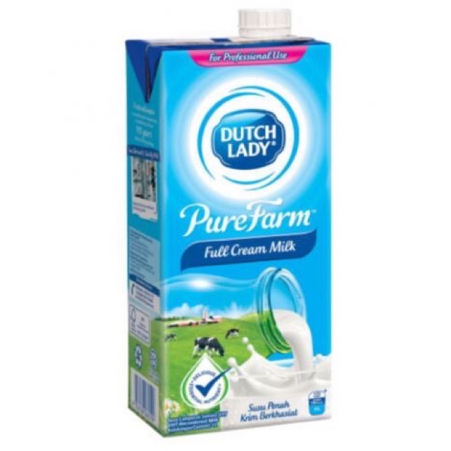 Dutch LADY FULL CREAM MILK 1 liter Shopee Malaysia