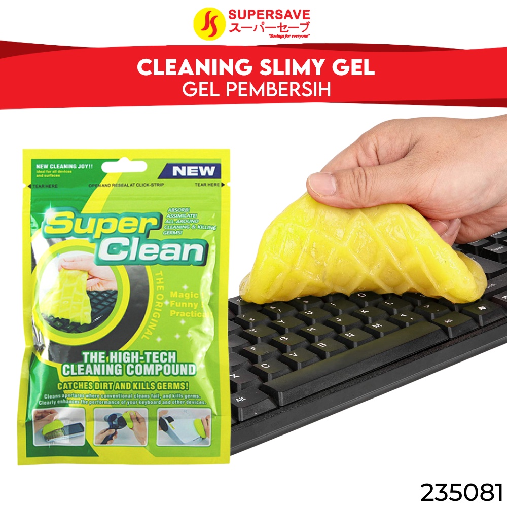 SUPERSAVE Slimy Super Cleaning Gel Jelly for Computer Keyboard Car Air