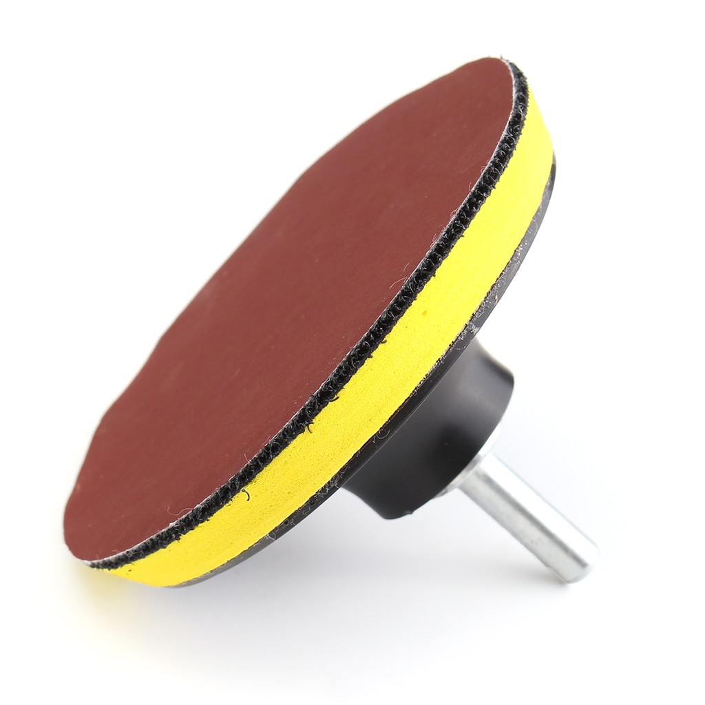 10Pcs 4'' Sanding Disc Sandpaper Hook Loop 1000 + Backer Pad with Drill