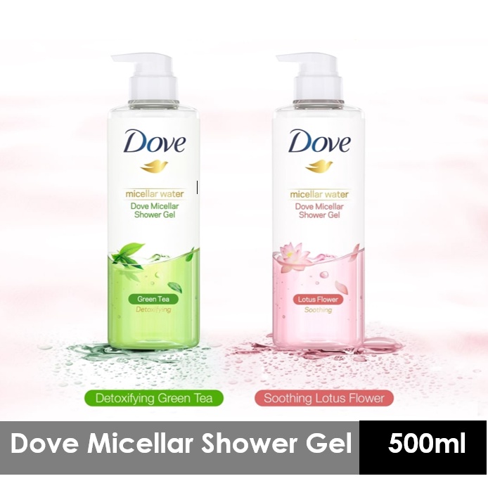 Dove Micellar Shower Gel 500ml Shopee Malaysia
