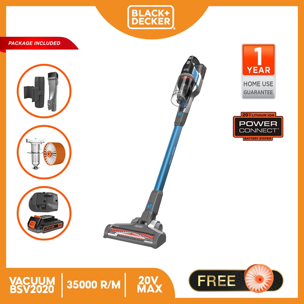 BLACK + DECKER BSV2020GW POWERSERIES 20V Extreme Cordless Stick Vacuum