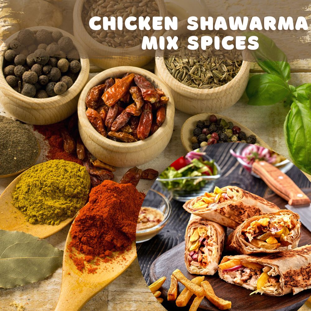 Premium Rempah Shawarma Ayam Chicken Roll/Wrap Seasoning Herbs & Spices