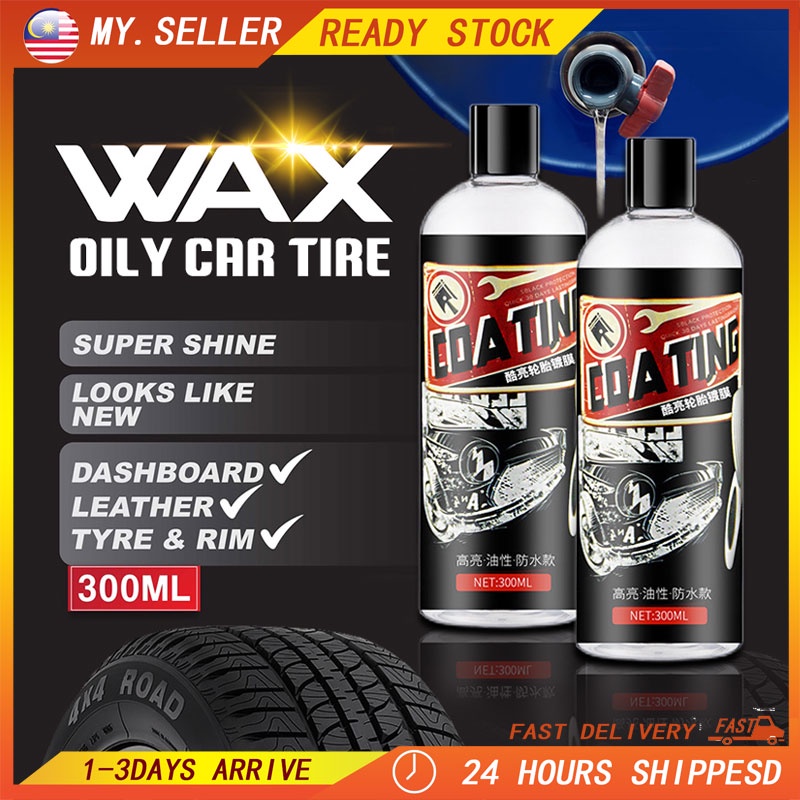 Tyre Shine Wax Silicone Wax Tayar Wax Silicon Tyre Polish Motor Car Tire Wax Pengilat Tayar