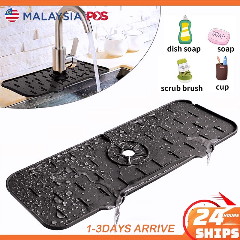 Sink Water Splash Guard Kitchen Faucet Sink Splash Guard Water Catcher