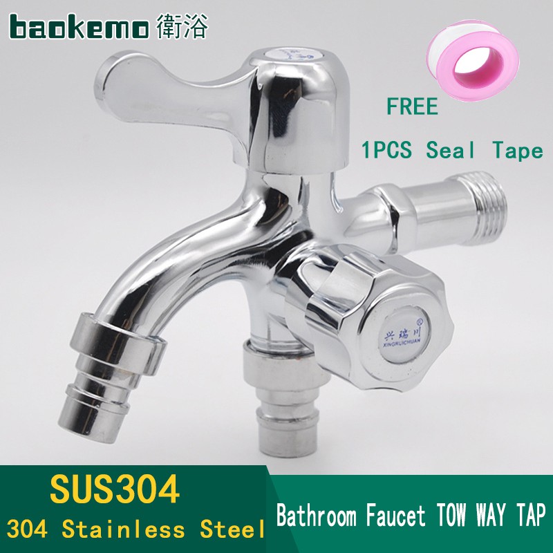 Bathroom /Laundry Faucet TWO WAY TAP Shopee Malaysia
