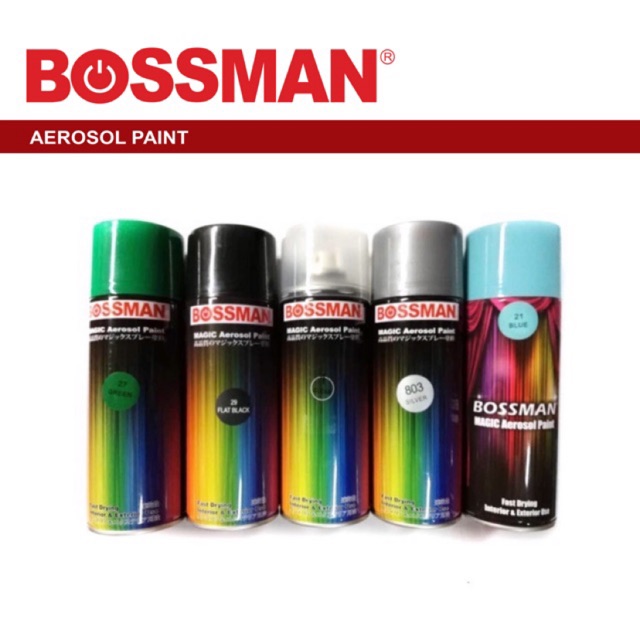 [BOSSMAN] spray paint penyembur sembur cat warna colour