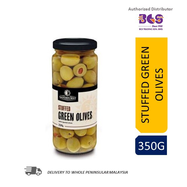 Sandhurst Stuffed Green Olives (350g) Shopee Malaysia