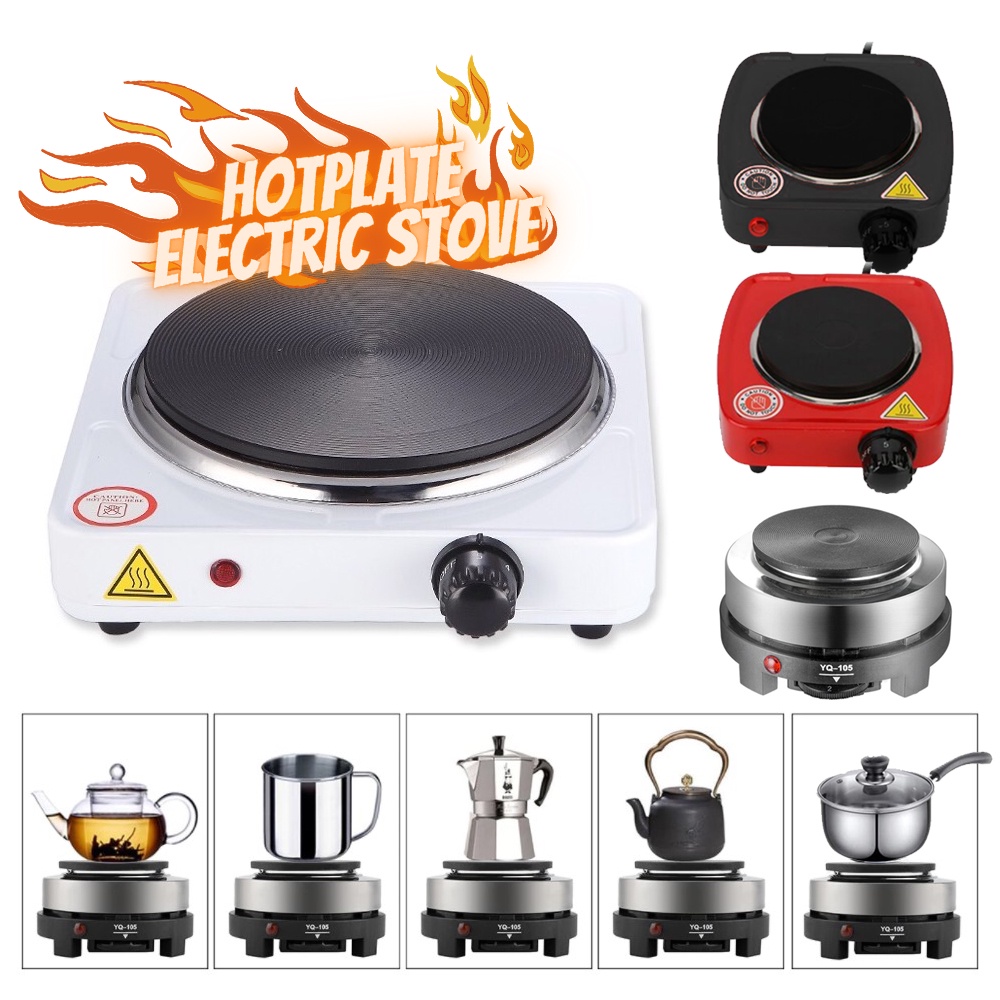 AMUZE 500W 1000W Mini Electric Stove Cooker Hob Moka Pot Hot Plate