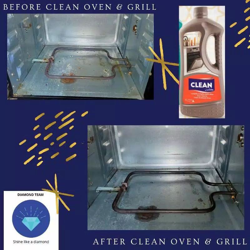 Clean Oven & Grill Cleaner (gray) Oven And Microwave Toaster Cleaner Etc. Shopee Malaysia