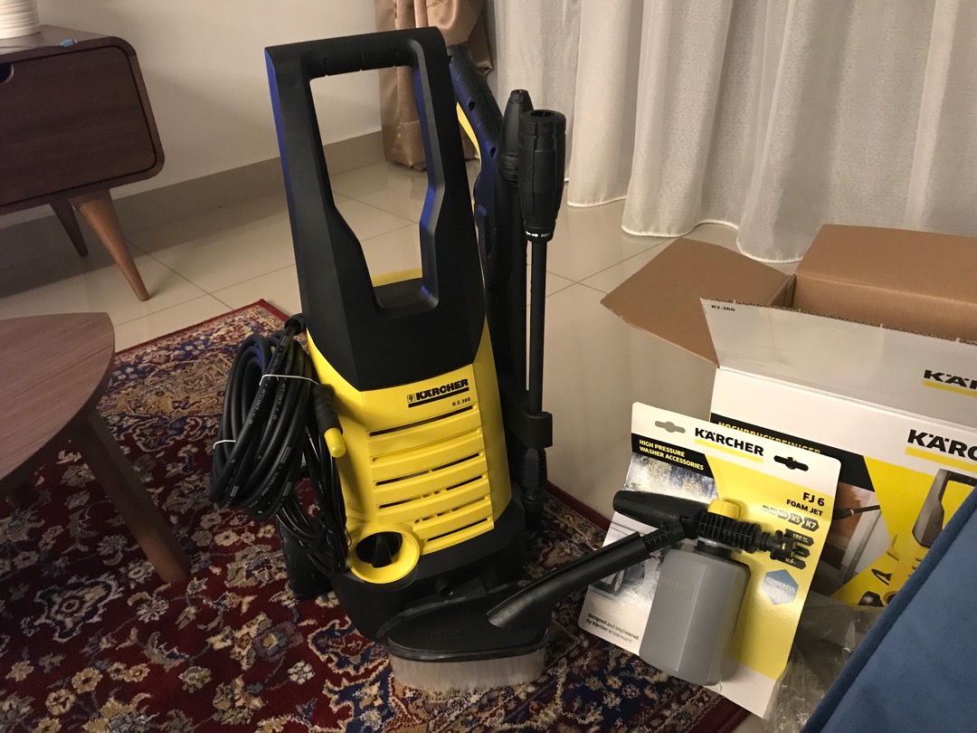 KARCHER K2.360(K2360) HIGH PRESSURE WASHER (120 BAR) + FJ6