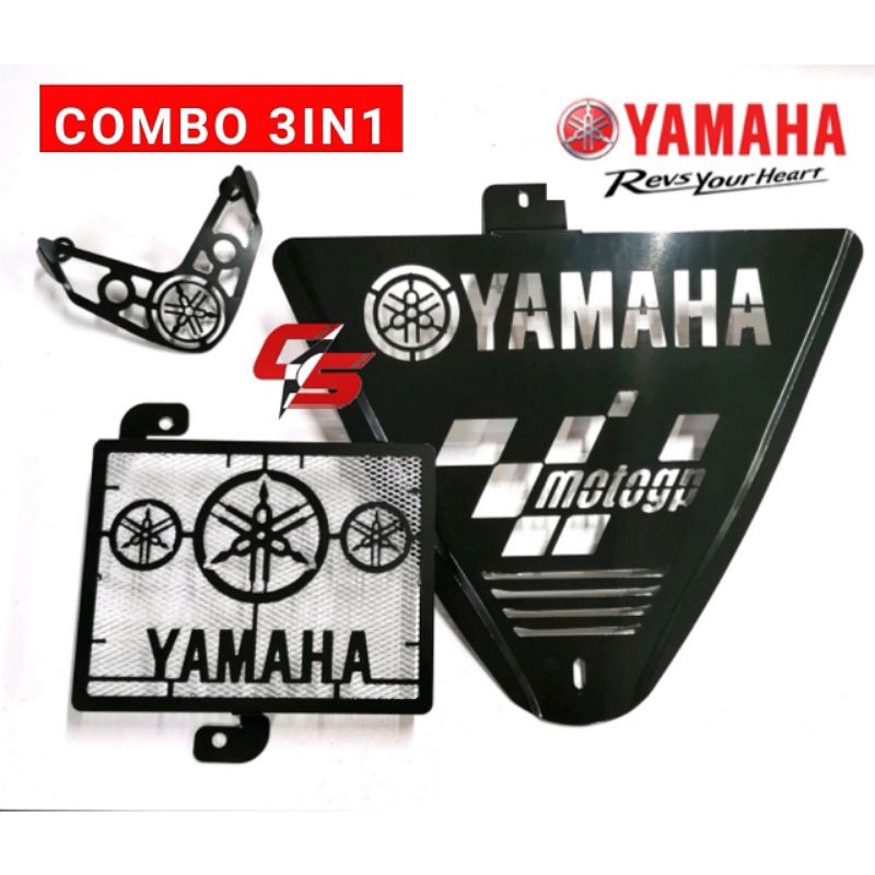 Yamaha LC135 V2 V3 V4 V5 v6 v7 V8 fi Coolant Net & Engine Cover & Horn