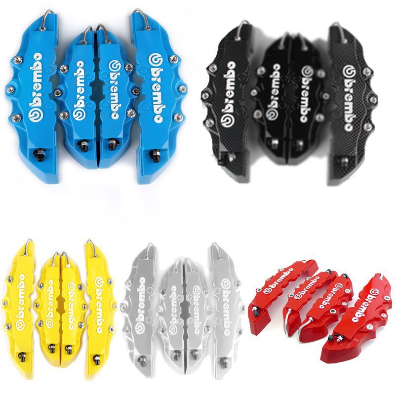 Universal Fake Carbon Fiber Racing 3D Brembo Brake Caliper Covers 4pcs