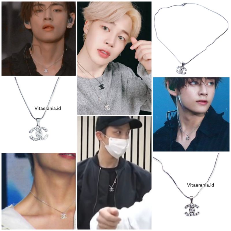 (Chanel Necklace) antiItching Waterproof titanium necklace Park