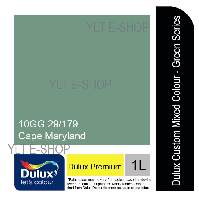 Dulux Premium 1L 10GG 29/179 Cape Maryland EasyClean / PearlGlo