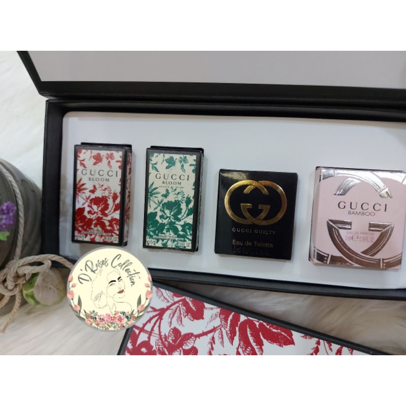 Gucci Miniature Perfume Gift Set Travel Size (4 x 5ml) Shopee Malaysia