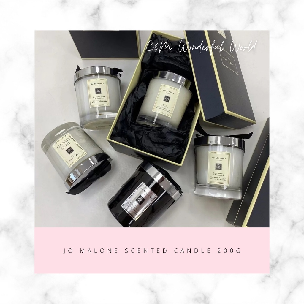 Jo Malone Scented Candle 200G (with Paper Bag) Home Scents/Aromatherapy