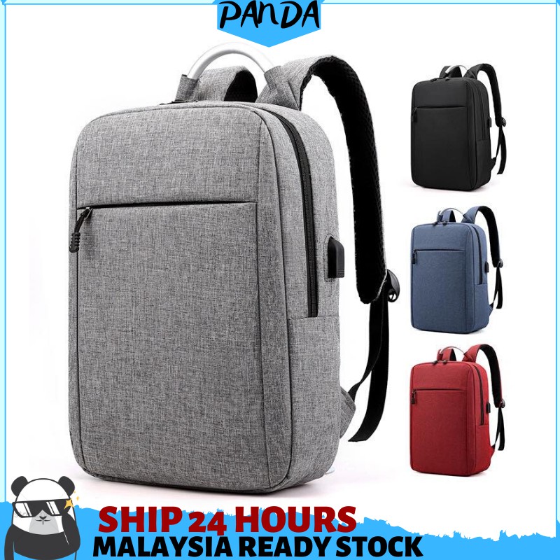 PSB61 Readystock Malaysia 15inch Laptop Backpack Aluminium