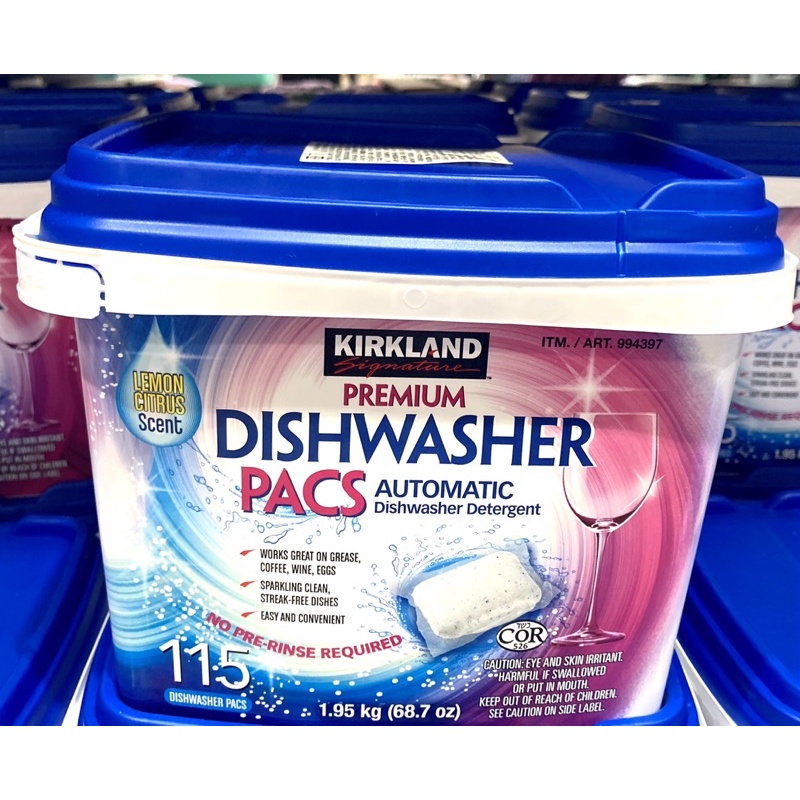 COSTCO Daigou Kirkland Signature Lemon Scent Dishwasher Dedicated