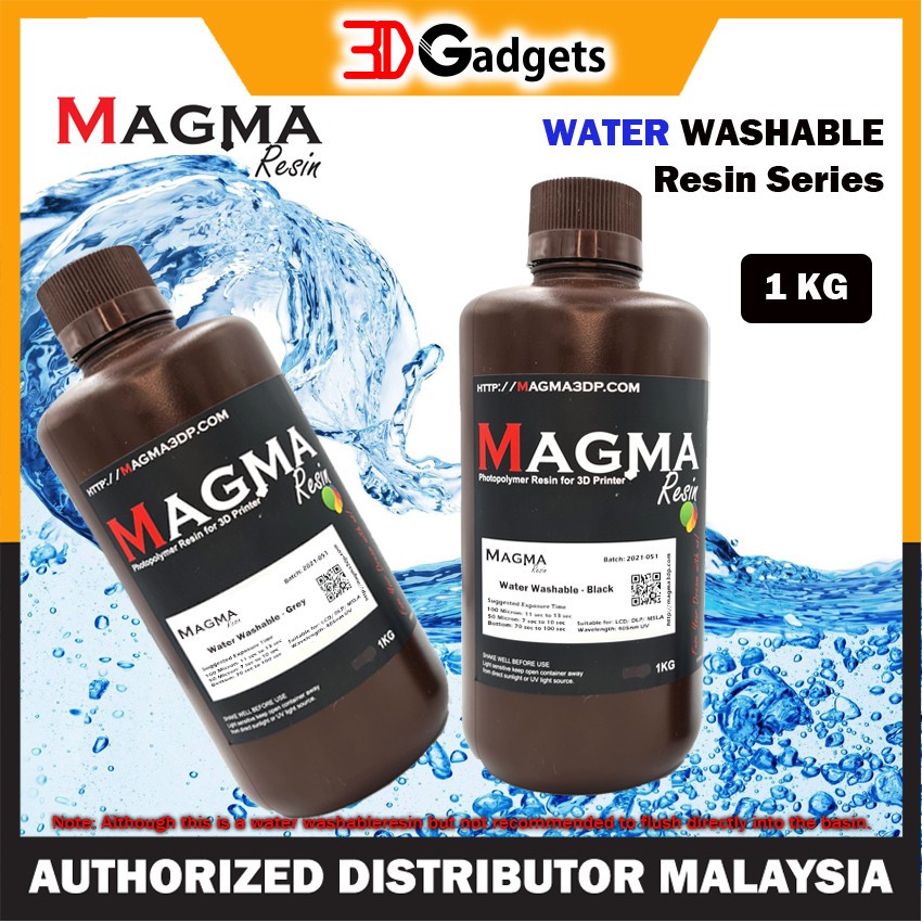 Magma Water Washable Photopolymer UV Resin 1KG For Elegoo Creality