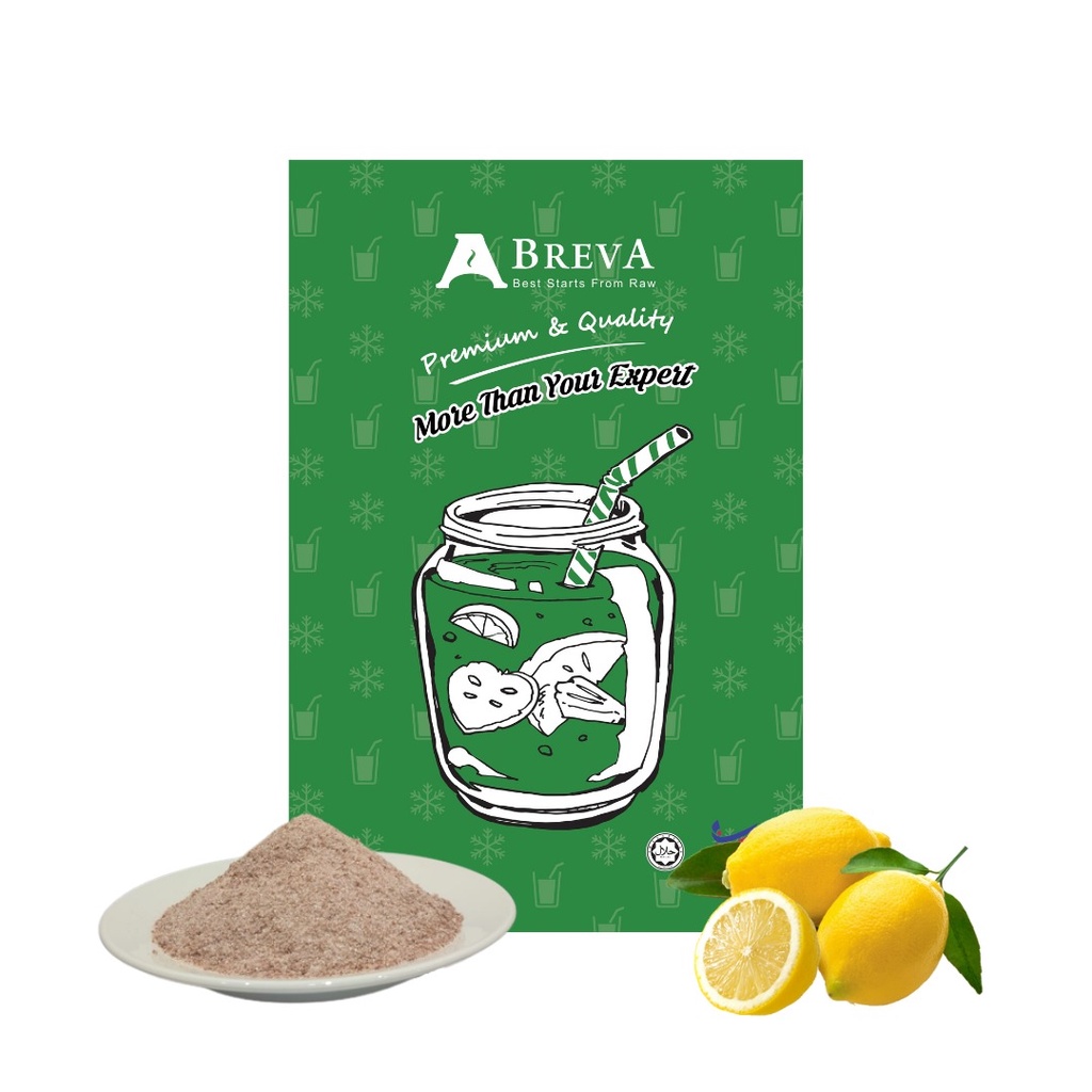 MRDrinks Lemon Tea Deluxe Powder 1kg Halal Premix Instant Ice Lemon