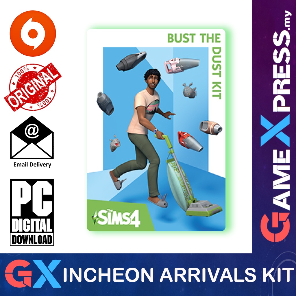 The Sims 4 Bust The Dust Kit Expansion PC Game / Mac Origin Platform