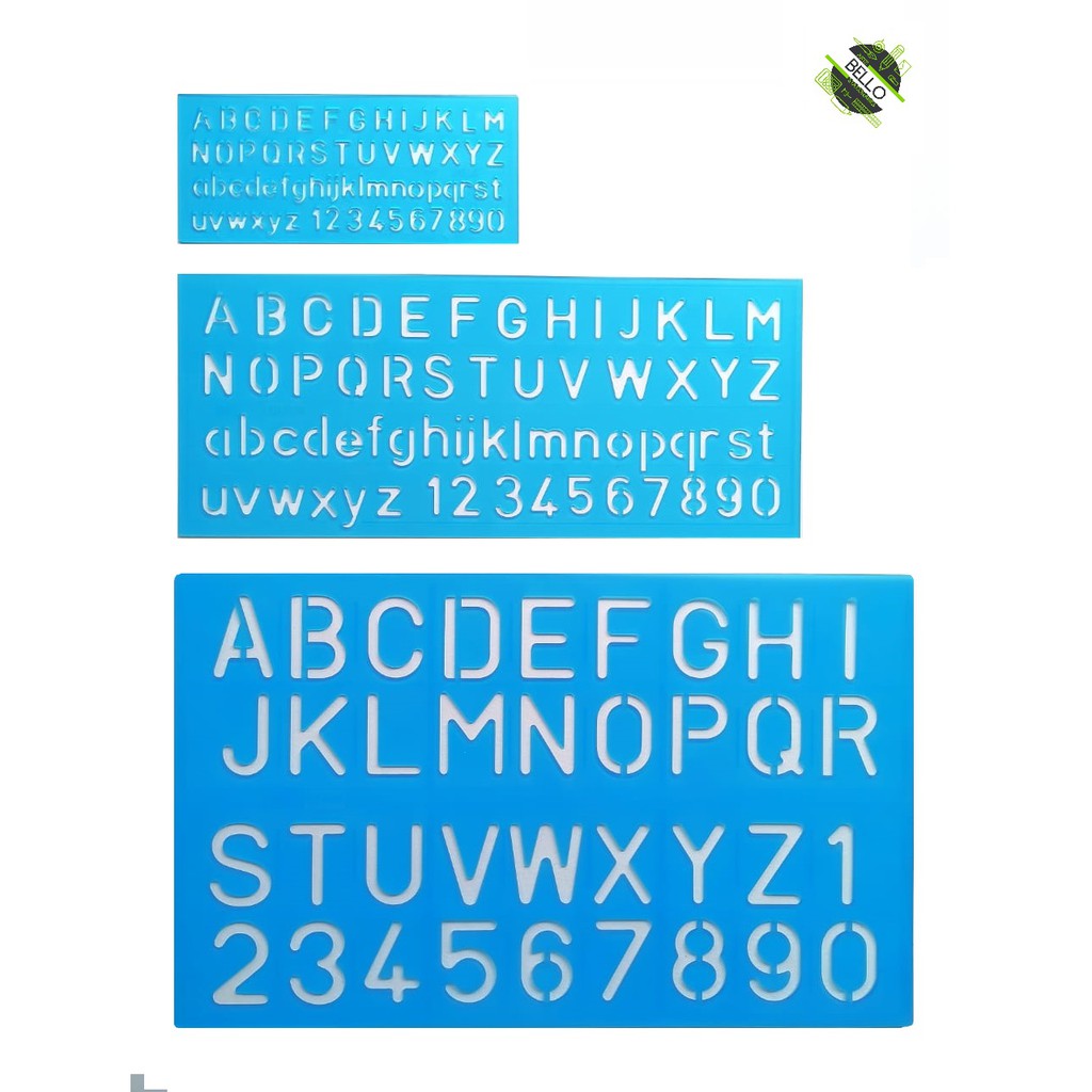 ABC Ruler (STENCIL ALPHABET) / Pembaris Abc (pcs) Shopee Malaysia