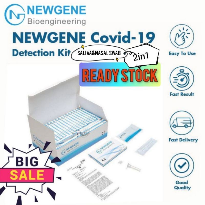 2DAYSPROMO NEWGENE COVID 19 Home Self Test Rapid Antigen Kit (RTK) 25 Test kits Shopee Malaysia