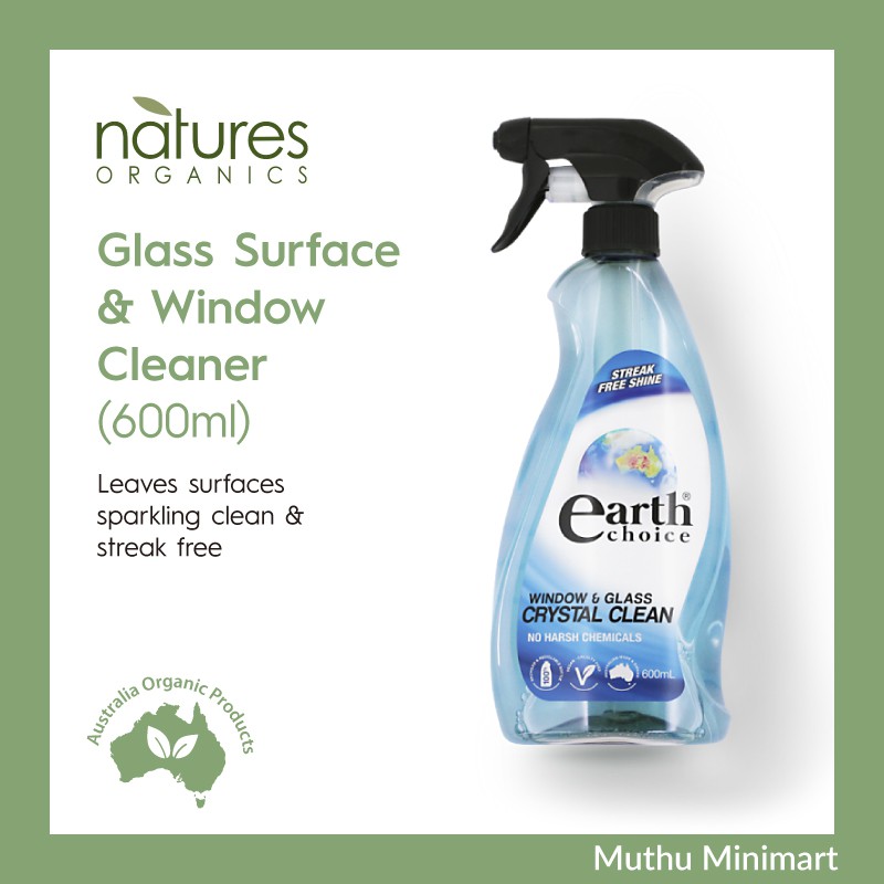 Earth Choice Glass Surface & Window Cleaner 600ml Pencuci Tingkap Cermin Kaca Shopee Malaysia